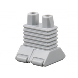 Lower Body, Robot Ribbed with 4 Rollers: {умерено каменно сив}