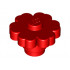 Цвете, ново: {ярко червен}