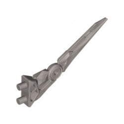Hero Factory Weapon - Claw / Spike, Flexible : {сребърно метален}