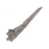 Hero Factory Weapon - Claw / Spike, Flexible : {сребърно метален}