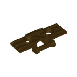Technic, Link Tread Wide with Two Pin Holes: {тъмно кафяв}