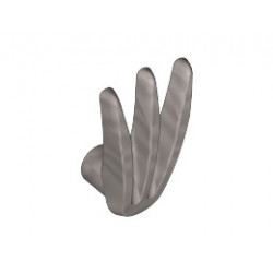 Бокс за ръка с остриета: {сребърно метален}