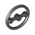Technic, Steering Pulley Large: {черен}