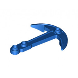 Boat, Anchor - Two Top Holes: {ярко син}