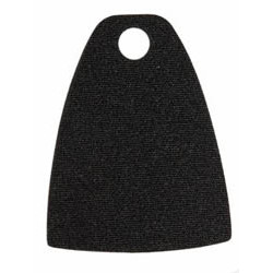 Minifigure, Cape Cloth, Narrow with Single Top Hole : {черен}