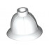 Minifigure, Headgear Pith Helmet : {бял}