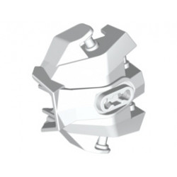 Черупка/ръка 5X6 с ябълковидно съединение: {бял}