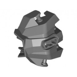 Черупка/ръка 5X6 с ябълковидно съединение: {тъмно каменно сив}