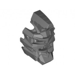 Hero Factory Mask (Bruizer): {тъмно каменно сив}