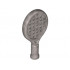 Minifigure, Utensil Tennis Racket: {сребърно метален}