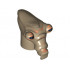 Minifigure, Head Modified SW Geonosian with Black Eyes Pattern : {пясъчно жълт}