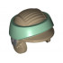Minifigure, Headgear Helmet SW Rebel Commando with Sand Green Band Pattern : {пясъчно жълт}