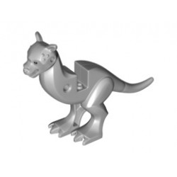 Tauntaun Body with Legs and Eyes Pattern, Flexible Tail: {умерено каменно сив}