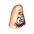 Minifigure, Head Modified Patrick with Ice Cream Splotches Pattern : {светло нуга}