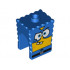 Minifigure, Head Modified SpongeBob SquarePants with Super Hero Pattern : {ярко син}