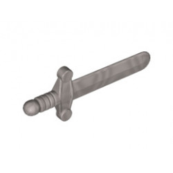 Мини сабя: {сребърно метален}