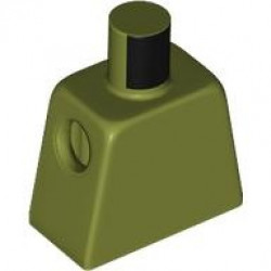 Torso Plain: {маслинено зелен}