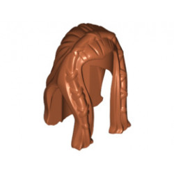 Minifigure, Hair Long with Braided Front: {тъмно оранжев}