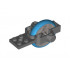 Flywheel Plate 2 x 8 with Metal Flywheel and Dark Azure Tire (Chima Speedorz Rip Cord Base): {тъмно каменно сив}