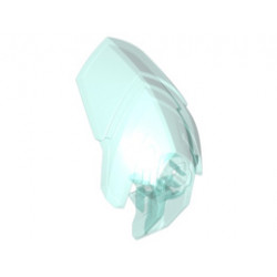 Hero Factory Helmet Visor with Clip: {прозрачно светло син}