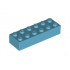 Тухличка 2X6: {умерено небесносин}
