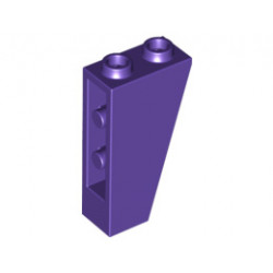 Покривна плочка 1X2x3/74° инверсна: {светло виолетов}