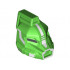 Minifigure, Head Modified Galaxy Squad Robot with Crest and White Pattern: {ярко зелен}