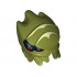Minifigure, Head Modified Galaxy Squad Alien Buggoid with Yellowish Green Stripes and Black Eyes with Red Dots Pattern: {маслинено зелен}