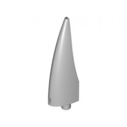 Нокът с вал 1X4X1 W/ Ø3.2 мм: {умерено каменно сив}