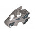 Flywheel Fairing Wolf Shape with Fangs and Black, Silver and White Pattern: {сребърно метален}