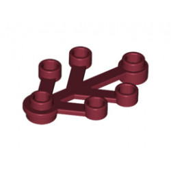 Елемент от клон на дърво, малък: {нов тъмно червен}