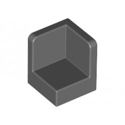 Стенен ъгъл 1X1x1 : {тъмно каменно сив}