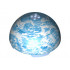 Cylinder Hemisphere 11 x 11, Studs on Top with Endor Blue / White Planet Pattern (75010): {светло кралско син}