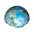 Cylinder Hemisphere 11 x 11, Studs on Top with Alderaan Blue / White / Dark Green Planet Pattern (75011): {тъмно небесносин}