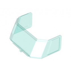 Glass for Windscreen 4 x 6 x 4 Cab with Hinge (45406) : {прозрачно светло син}