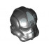 Minifigure, Headgear Helmet SW Stormtrooper Type 2, TIE Bomber Pilot Pattern: {черен}