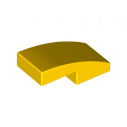 Плочка с дъга 1X2X2/3: {ярко жълт}