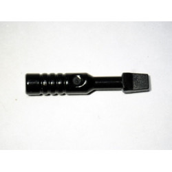 Minifigure, Utensil Tool Screwdriver - Wide Head - 3-Rib Handle: {черен}