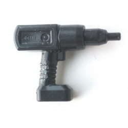 Minifigure, Utensil Tool Cordless Electric Impact Wrench / Drill: {черен}