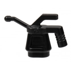 Minifigure, Utensil Tool Oil Can - Ribbed Handle: {черен}