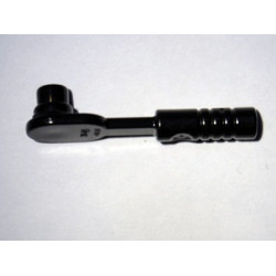 Minifigure, Utensil Tool Ratchet / Socket Wrench: {черен}