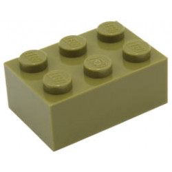 Тухличка 2X3: {маслинено зелен}