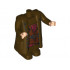 Body Giant, HP Hagrid, Shirt and Belt and Coat Pattern - with Arms and Light Nougat Movable Hands : {тъмно кафяв}