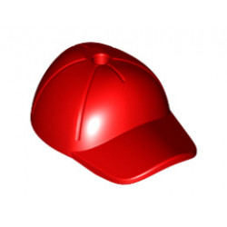 Шапка за глава на фигурка No. 6: {ярко червен}