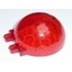 Windscreen 6 x 6 x 3 Canopy Half Sphere with Dual 2 Fingers: {прозрачно червен}