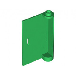 Door 1 x 3 x 4 Left - Open Between Top and Bottom Hinge: {тъмно зелен}