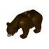 Bear with 2 Studs on Back and Dark Tan Muzzle Pattern : {тъмно кафяв}