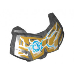 Large Figure Chest Armor Small with Chi and Gold (Lion) Pattern: {титаниево метален}