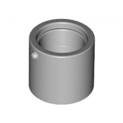 Container, Bucket 1 x 1 x 1 Straight: {умерено каменно сив}