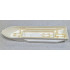 Boat, Hull Unitary 51 x 12 x 6 with Side Bulges, Base: {бял}